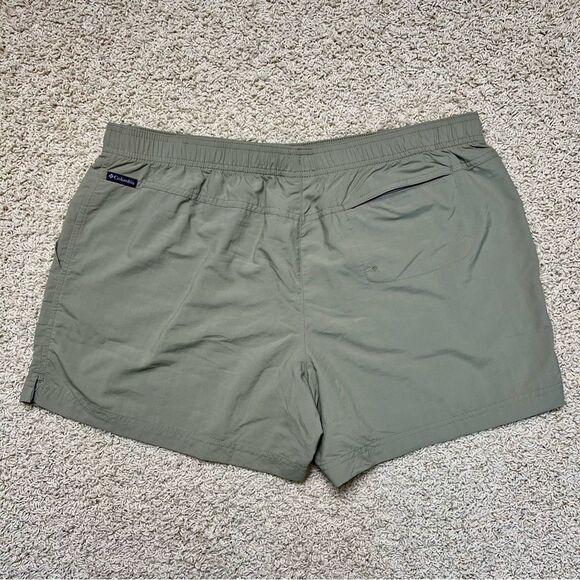 COLUMBIA Sandy River Shorts 5” High Rise Quick Dry Tusk Tan Size XL - Picture 4 of 9